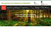 Tablet Screenshot of ahwatukeedrycleaners.com